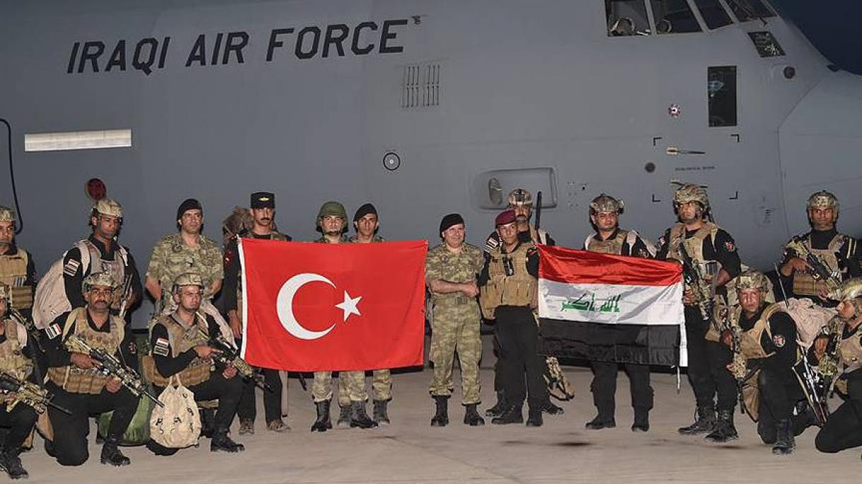 İraq hərbi qüvvələri TSQ-nın keçirdiyi təlimə qatılır