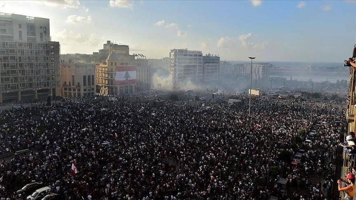 اعتراضات دیروز  بیروت 1 کشته و 238 زخمی برجای گذاشت