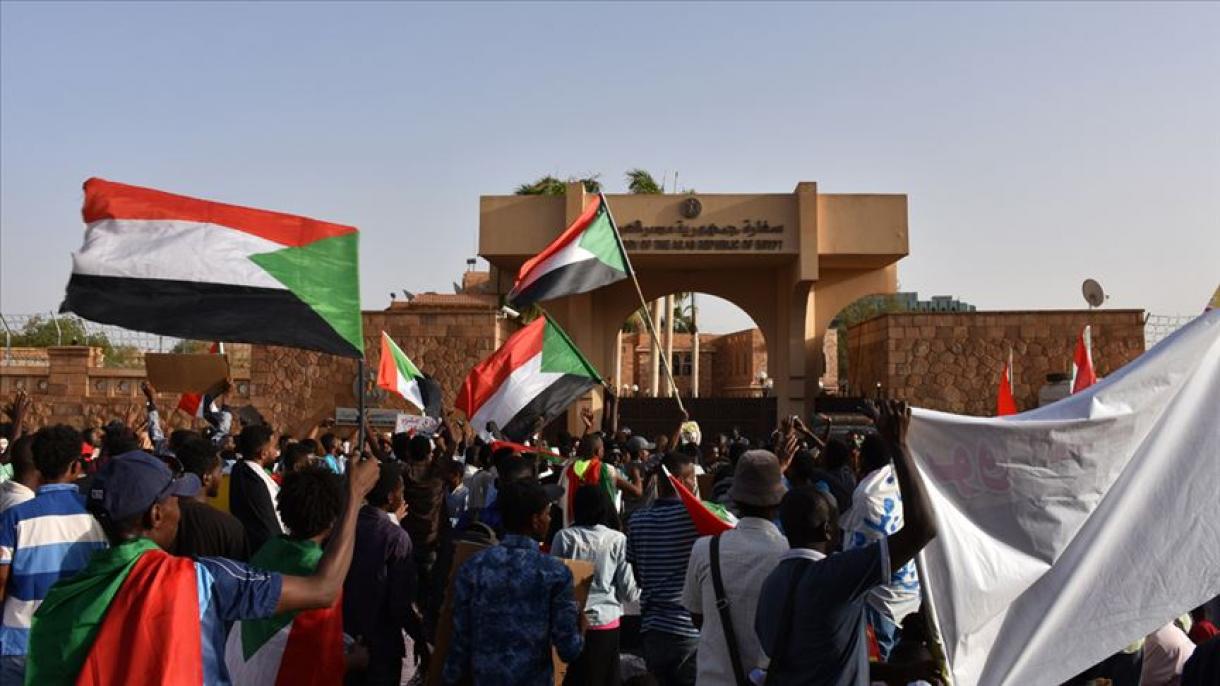 تظاهرات مردم سودان علیه سیسی در خارطوم