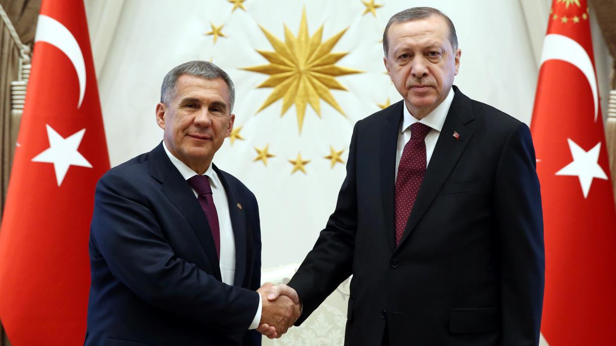 Με τον Ερντογάν συναντήθηκε ο Πρόεδρος του Ταταρστάν