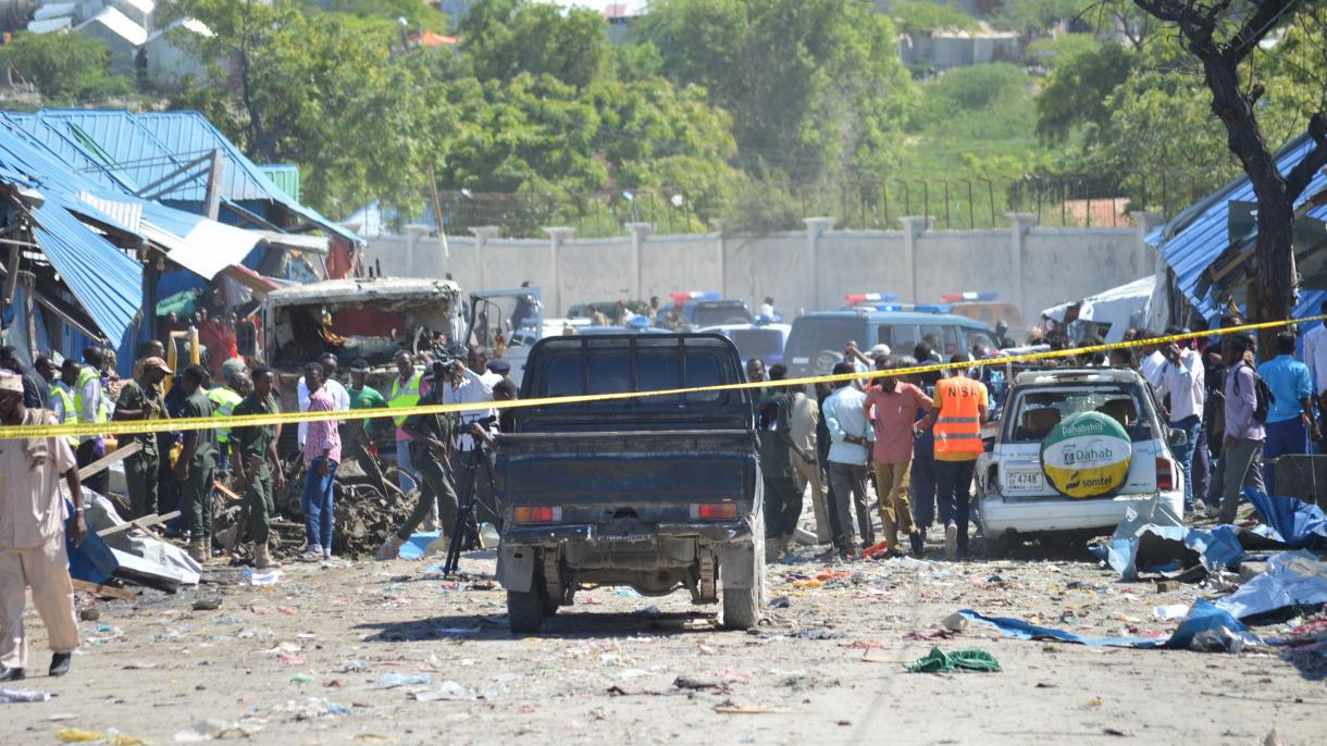 موغا دیشو میں دھماکہ، دس افراد ہلاک  سینکڑوں زخمی