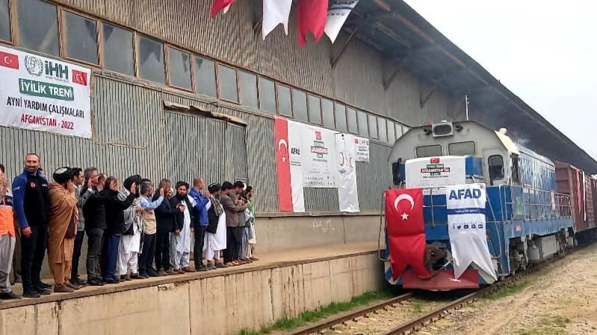 سومین قطار یاریهای بشردوستانه تورکیه وارد هرات شد