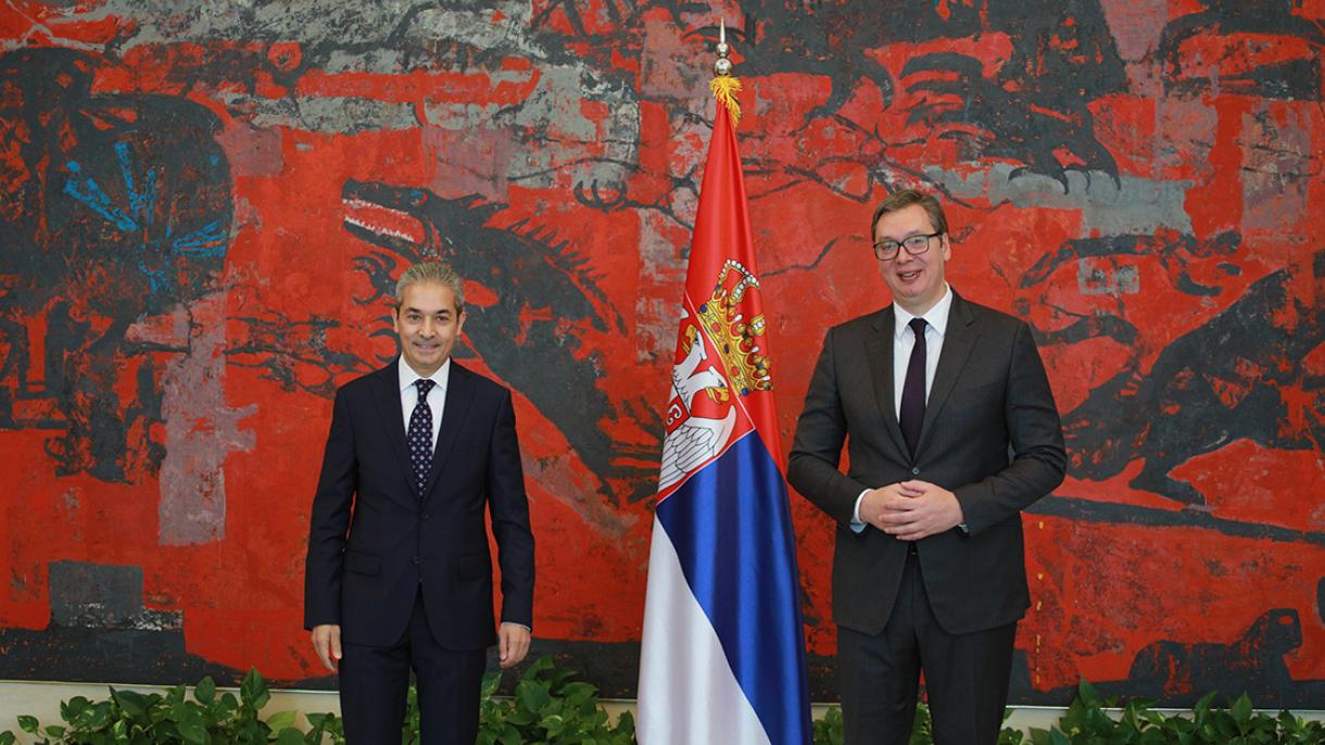 Novoimenovani ambasador Turske Aksoj predao akreditivno pismo predsedniku Vučiću