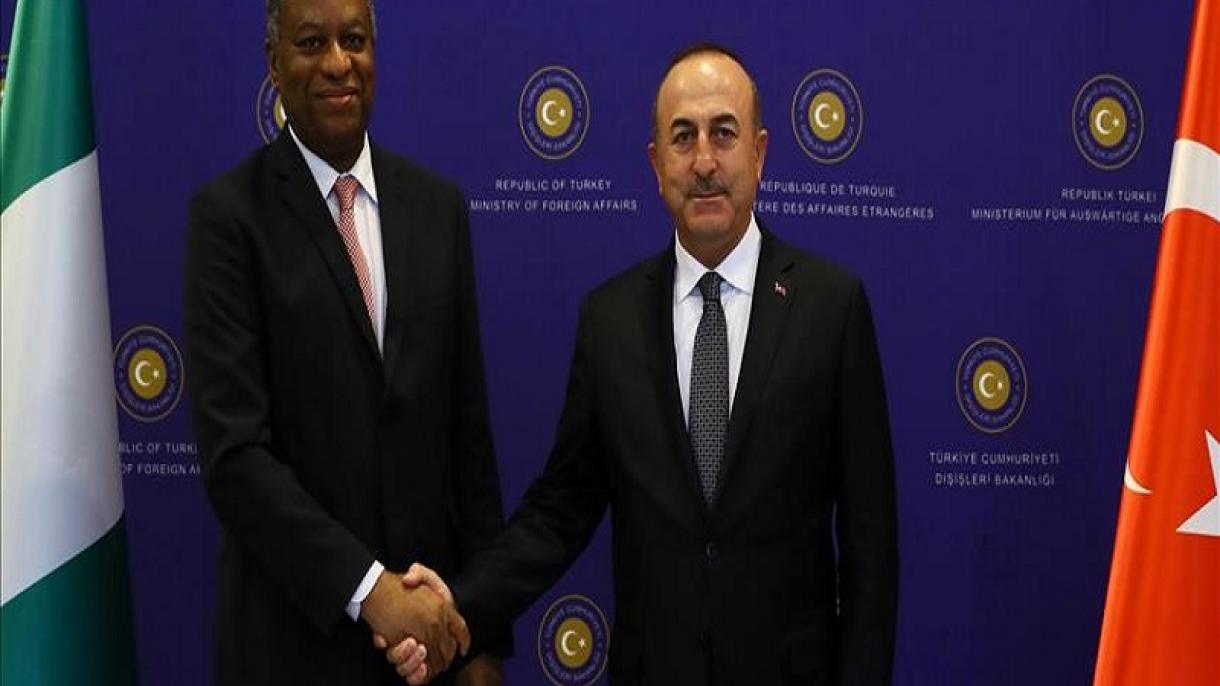 دیدار وزرای خارجه ترکیه و نیجریه در آنکارا