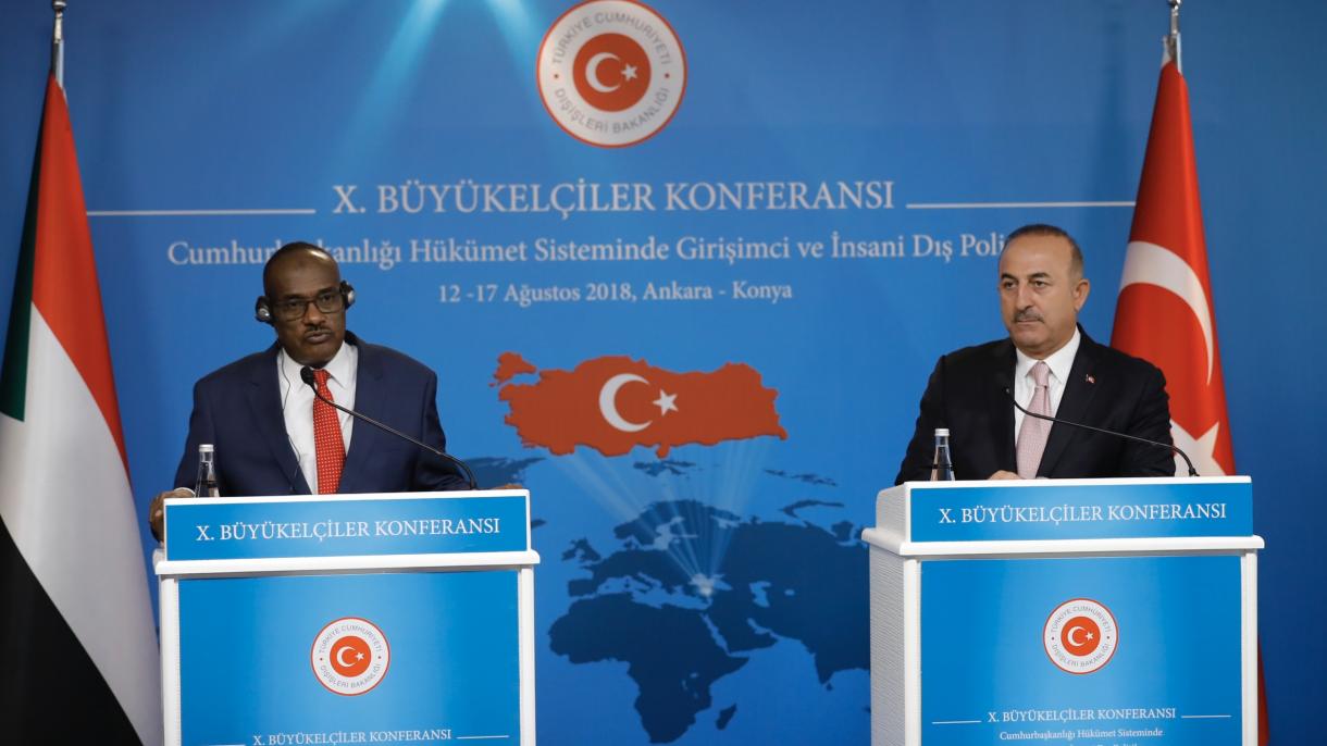 جزئیات نشست مطبوعاتی وزرای خارجه ترکیه و سودان