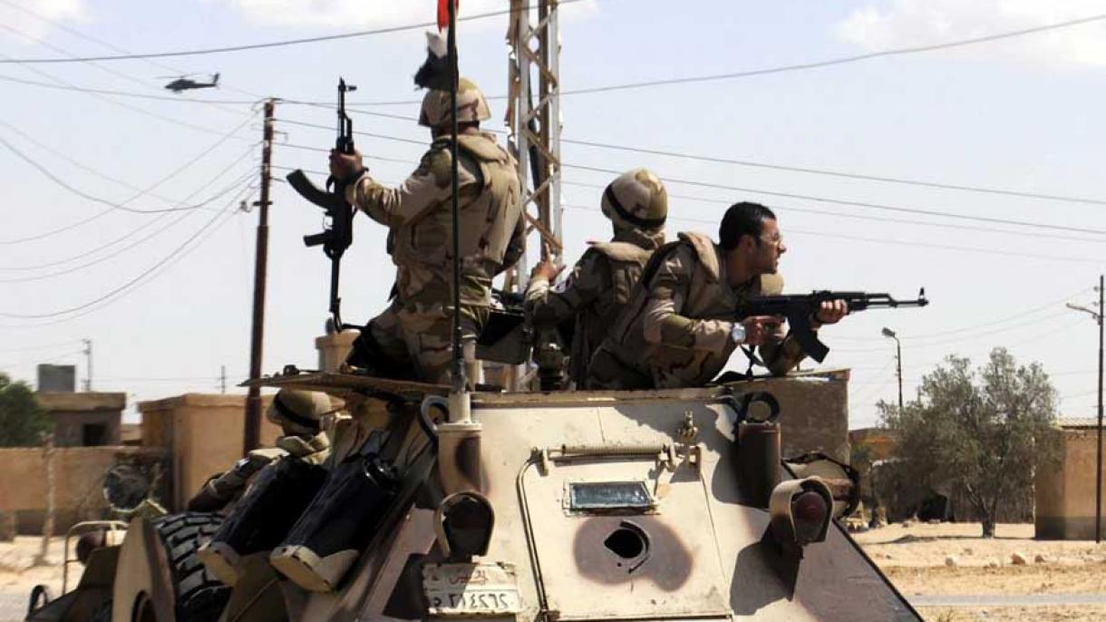 Misir ordusunun  silahlı qruplara qarşı mübarizәsi davam edir