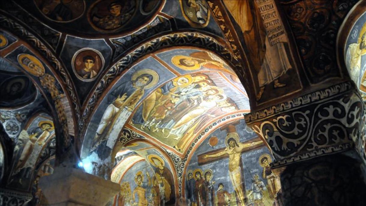 بازدید همه ساله بیش از یک میلیون نفر از نقاشی های دیواری کلیساهای کاپادوکیا