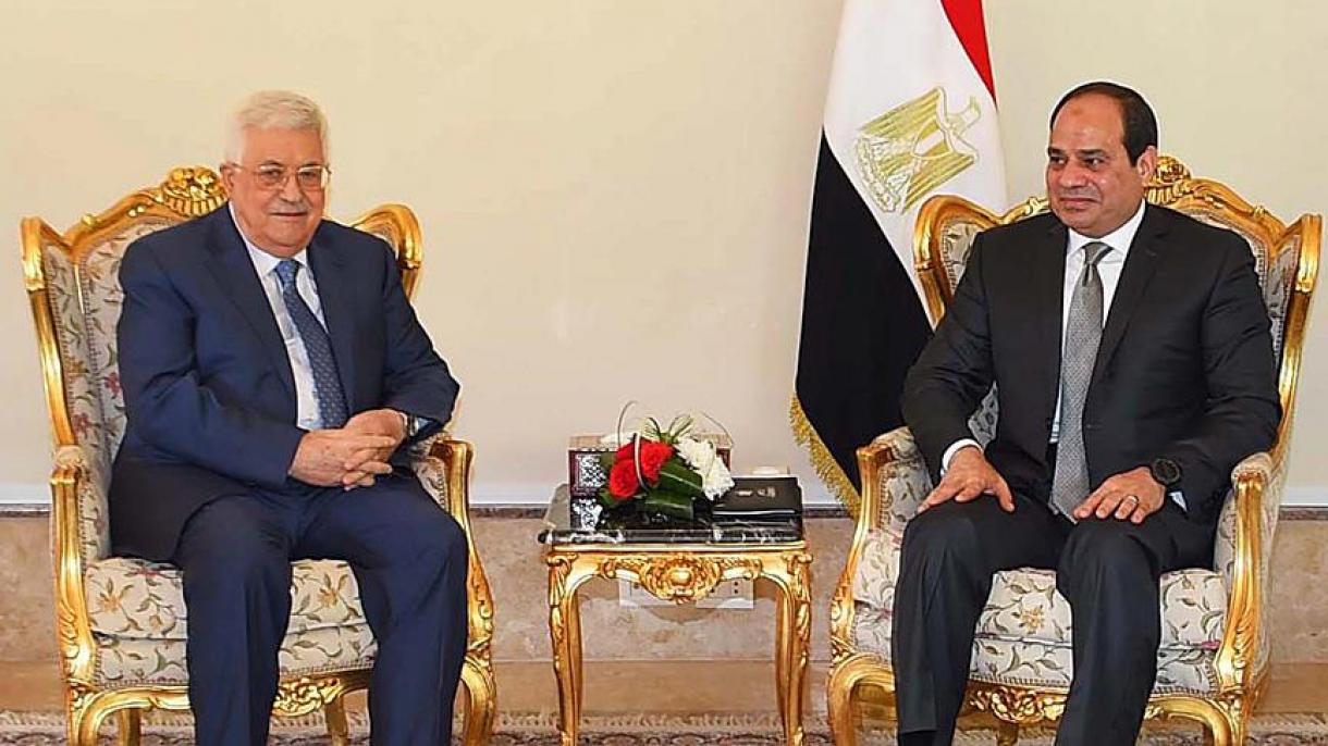 Abbas bilen Sisi Palestina meselesini ara alyp maslahatlaşar