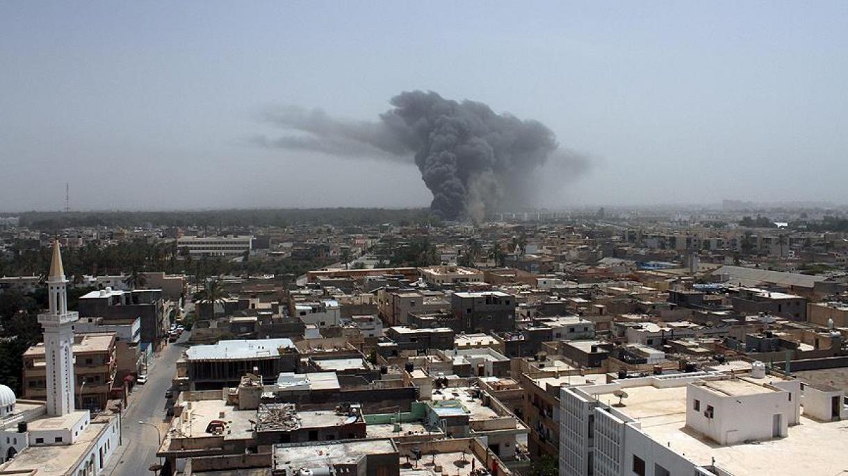 لیبیا میں فضائی حملہ
