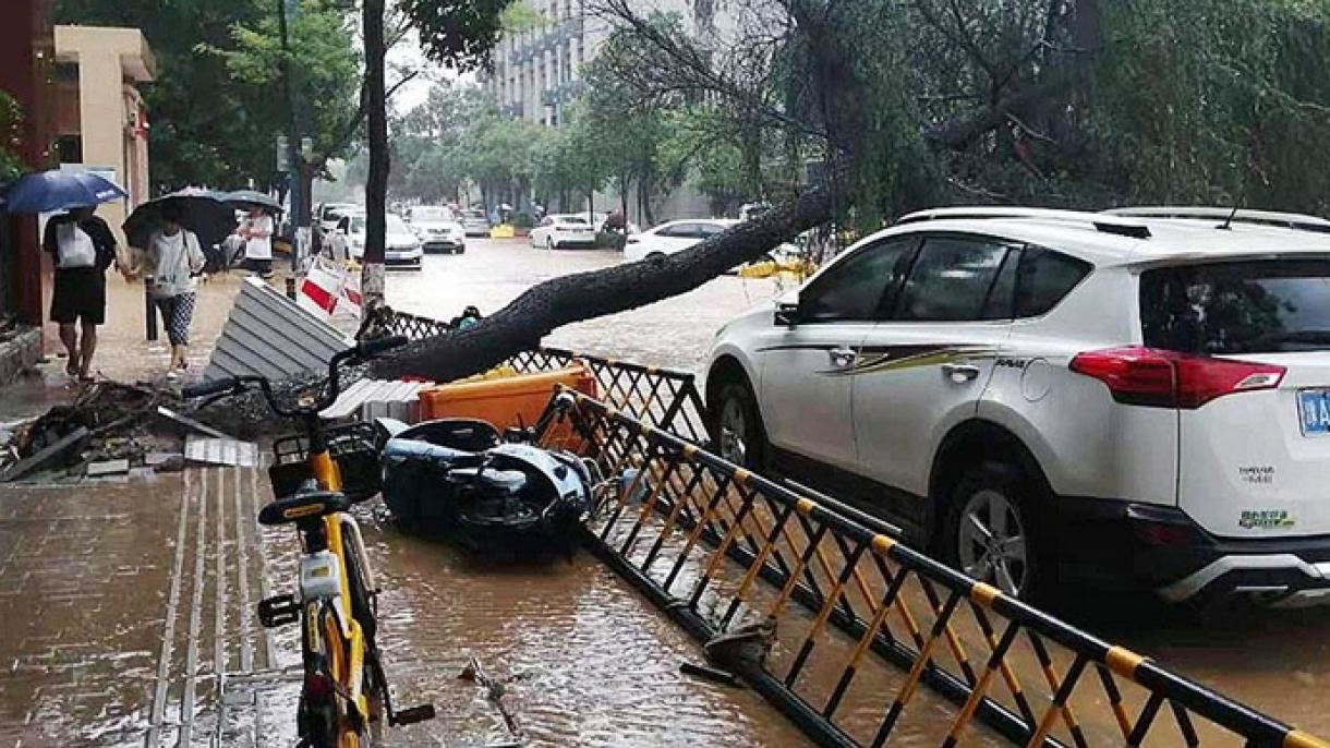 چین میں سیلاب کی تباہ کاریاں،ہلاک شدگان کی تعداد 33 ہو گئی