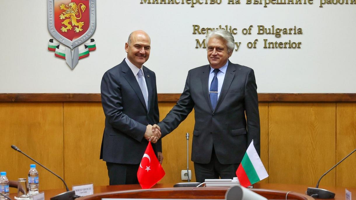دیدار سلیمان سویلو وزیر کشور ترکیه در بلغارستان