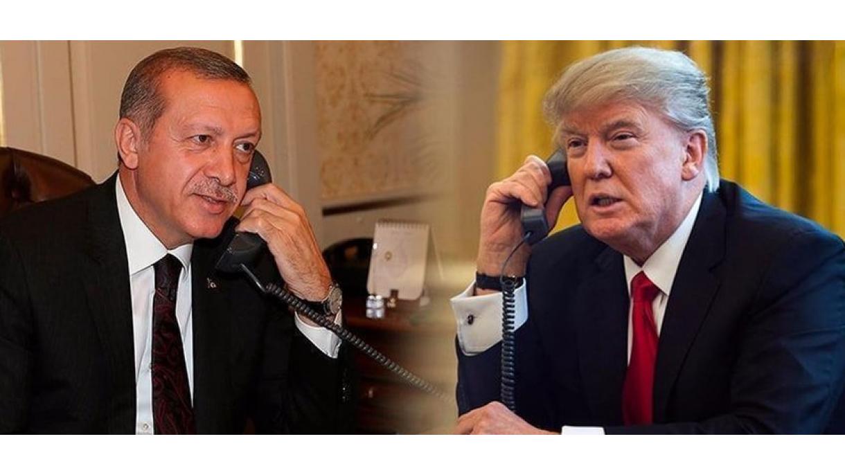 ئەردوغان ترامپ بىلەن تېلېفوندا كۆرۈشتى