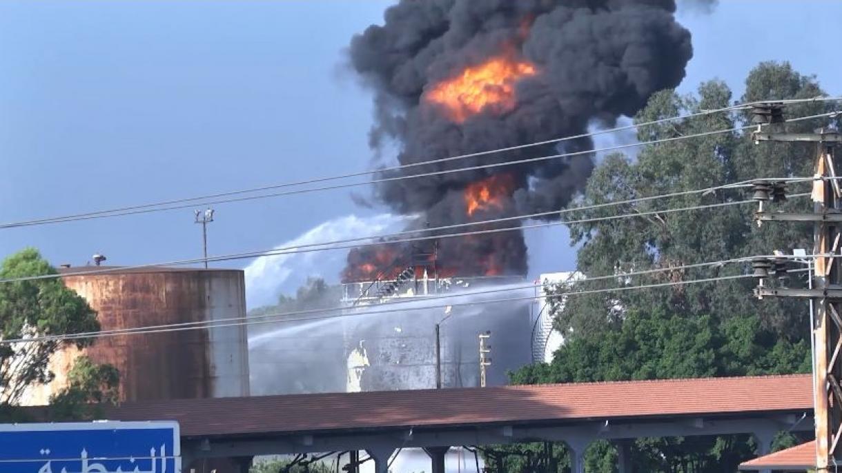 250 mil litros de gasolina se quemaron en incendio en Líbano