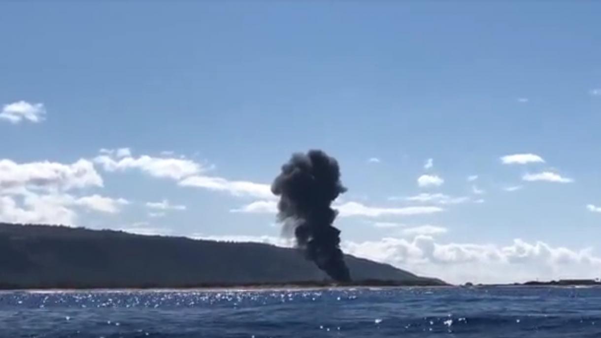 سقوط بالگرد متعلق به شرکت پیمانکاری نیروی دریایی آمریکا در هاوایی