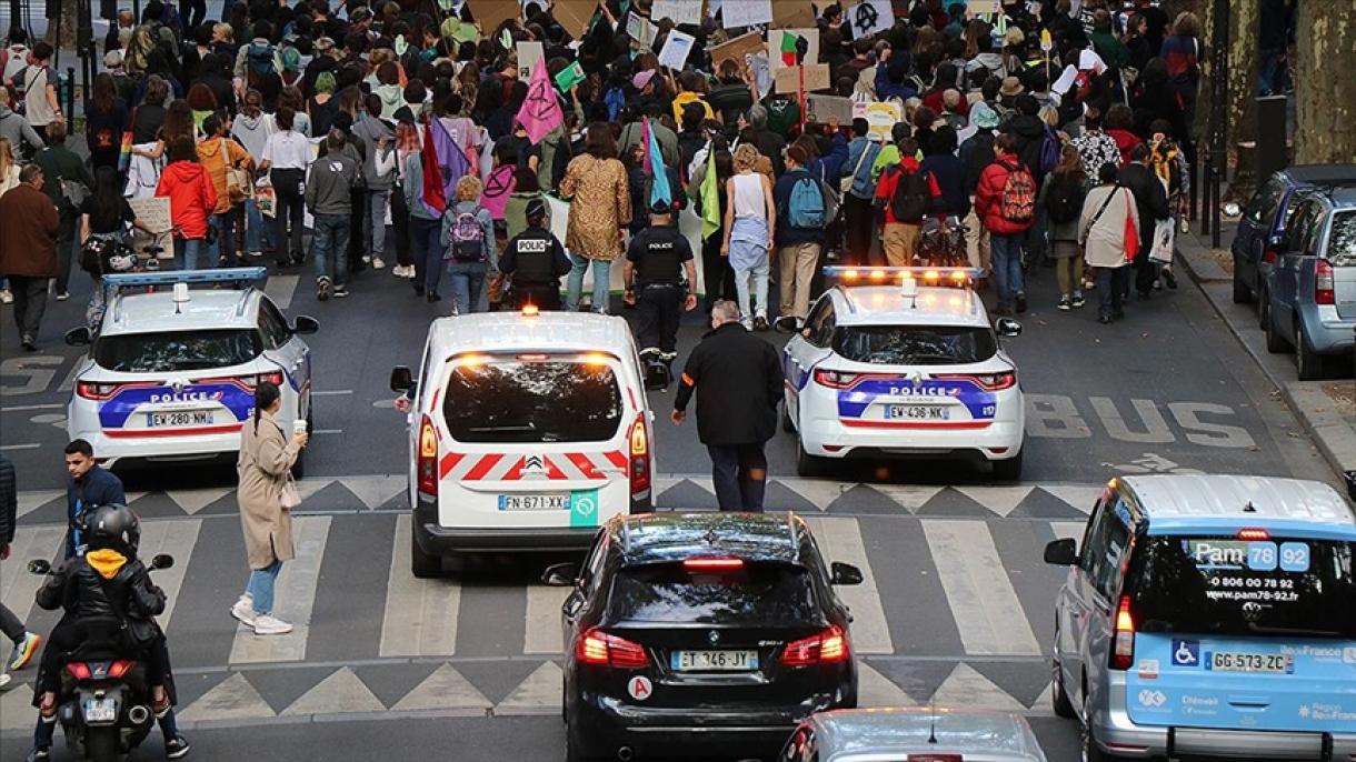 Protestas contra el cambio climático en Francia