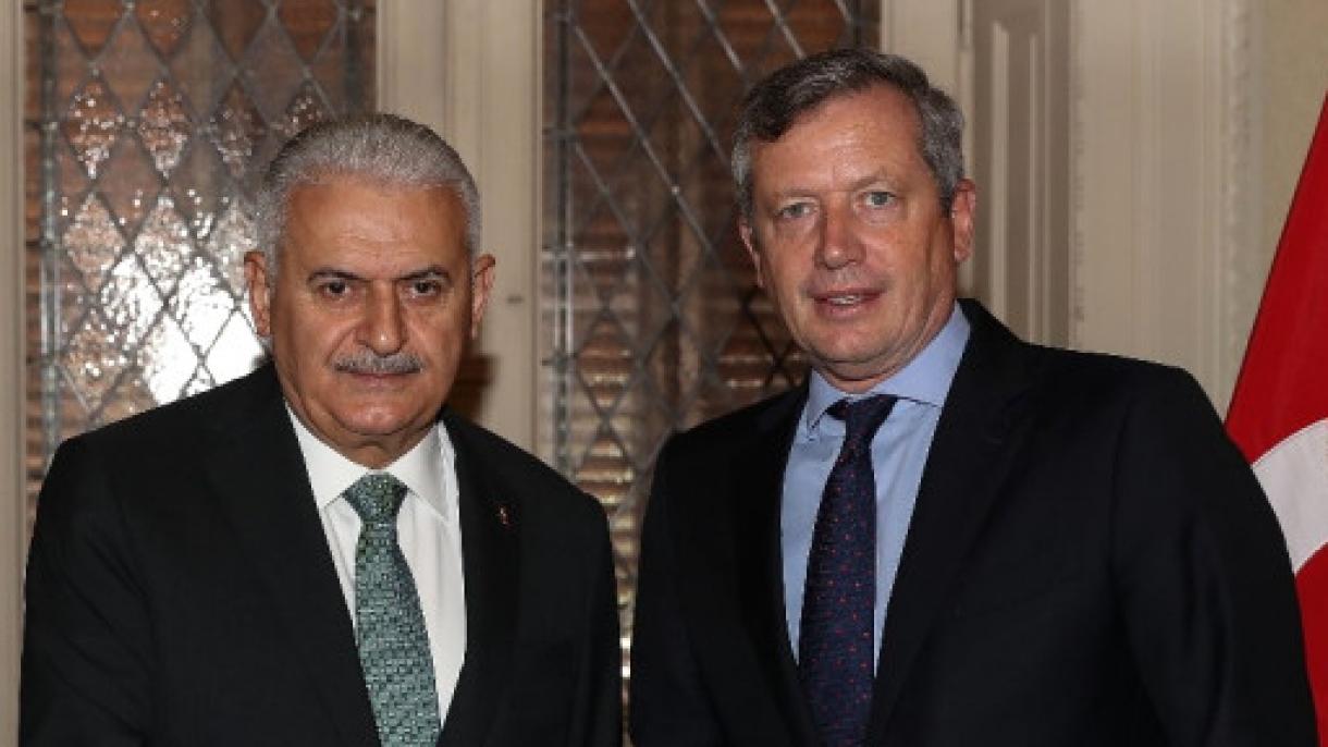 TBMM raisi Binali Yildirim Argentinada Emilio Monzo bilan uchrashdi