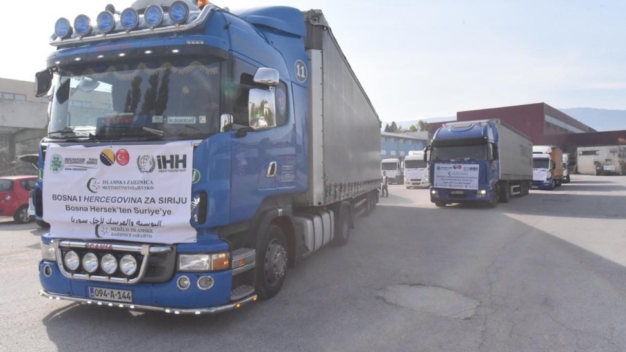 MFS - EMMAUS: Kamion s odjećom i obućom na putu za Siriju