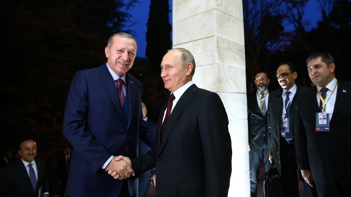 Conferința de presă a lui Erdogan și Putin