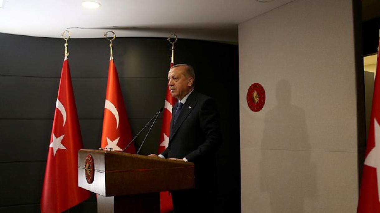 "Yenidən qurulan qlobal prosesdə Türkiyə parlayan bir ulduz kimi önə çıxdı", R.T. Ərdoğan