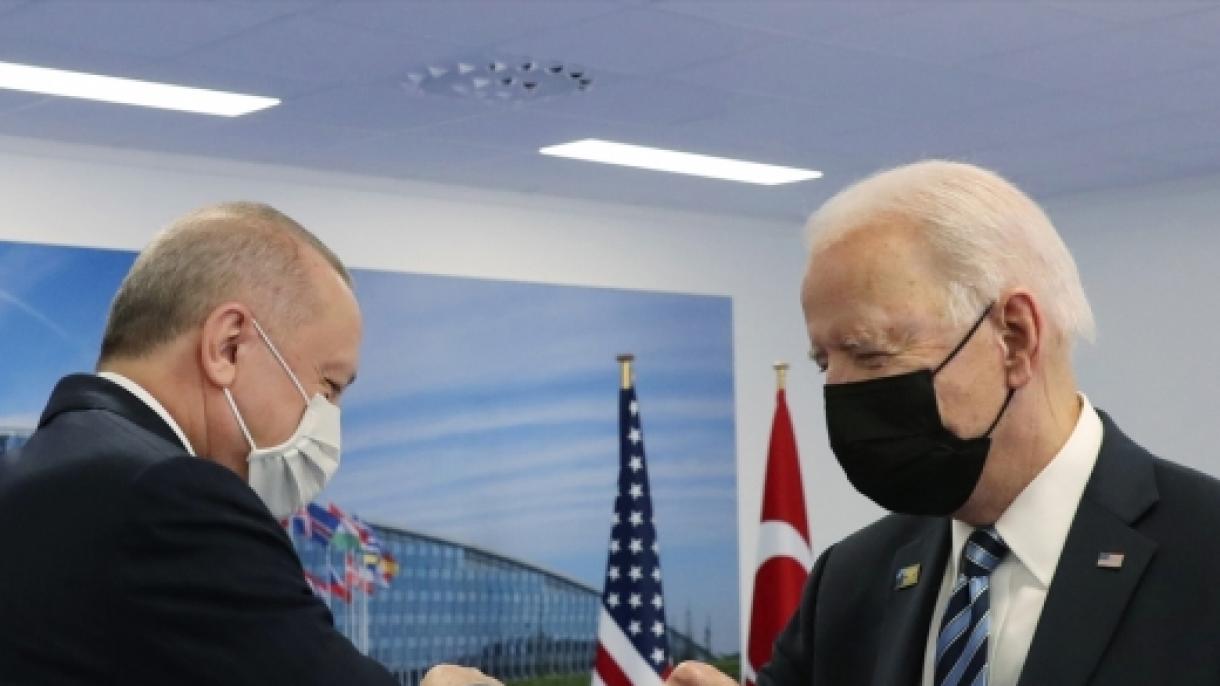 ترک صدر سے ملاقات کافی مثبت اور تعمیری رہی ہے، جو بائڈن