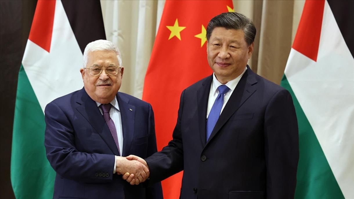 巴勒斯坦总统阿巴斯访问中国