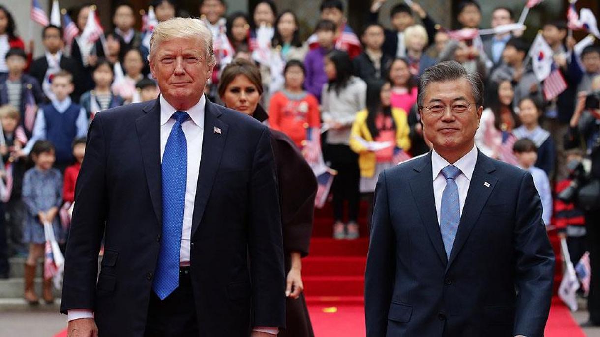 Trump e Moon Jae-in discutem compromisso com a Coréia do Norte