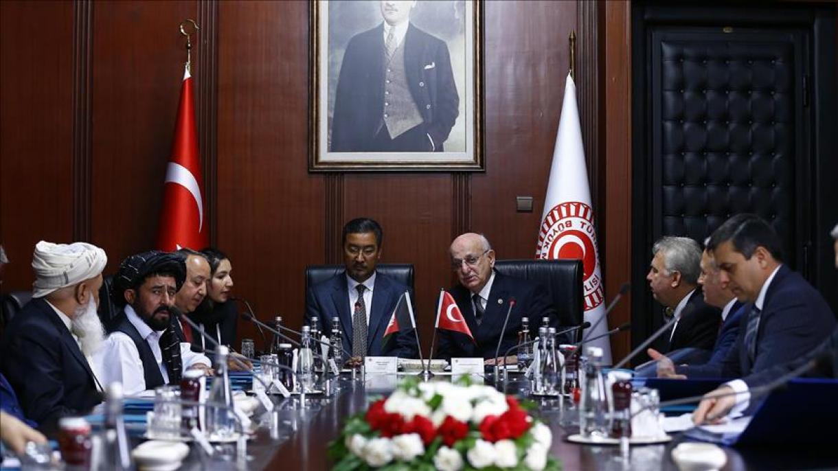 دیدار رؤسای مجلس ترکیه و افغانستان در آنکارا