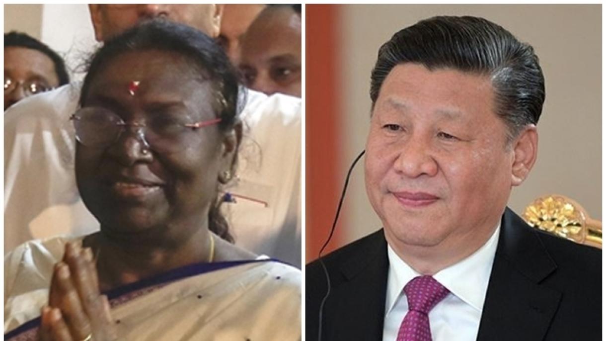 تبریک رئیس جمهور چین به مورمو، رئیس جمهور جدید هند