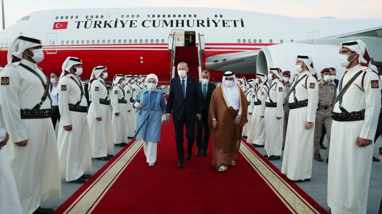 Prezident Erdogan Resmi Sapar Bilen Katara Bardy