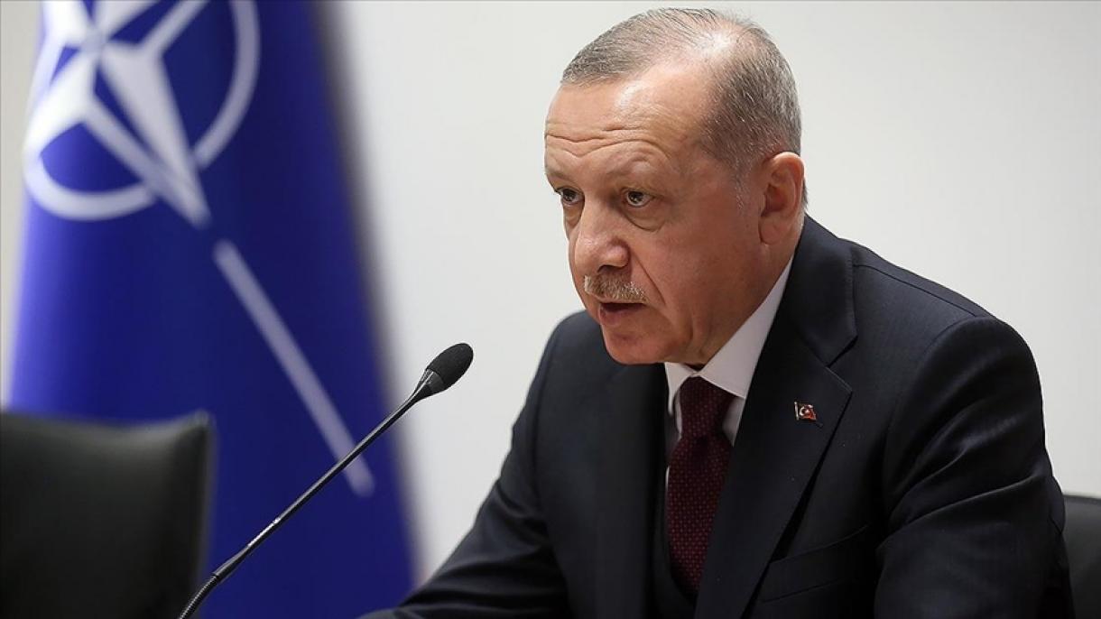 Президент Эрдоган НАТО саммитине баа берди