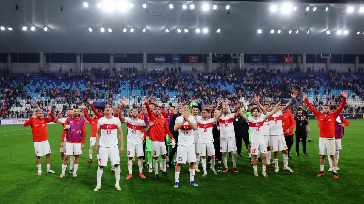 ترک قومی فٹ بال ٹیم نے مضبوط  حلیف کروشیا کو شکست دے دی