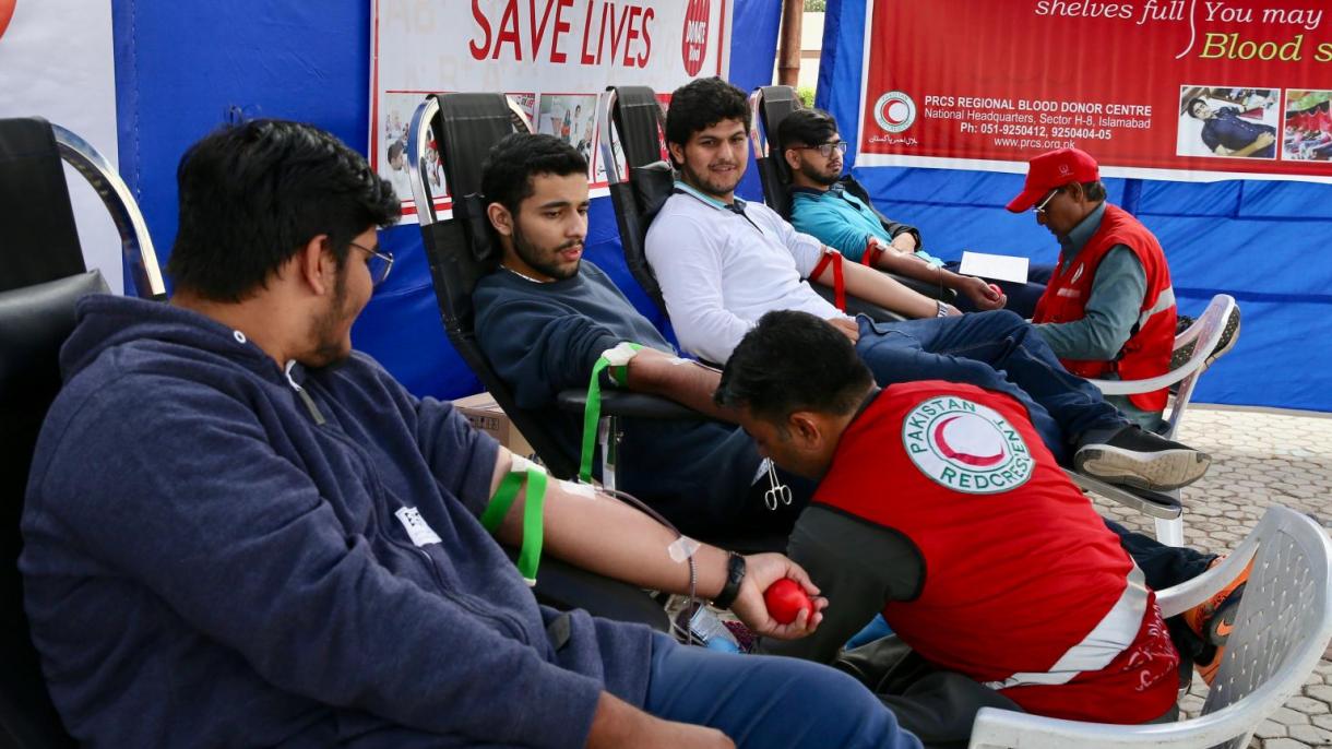 土耳其红新月会在巴基斯坦发起献血活动