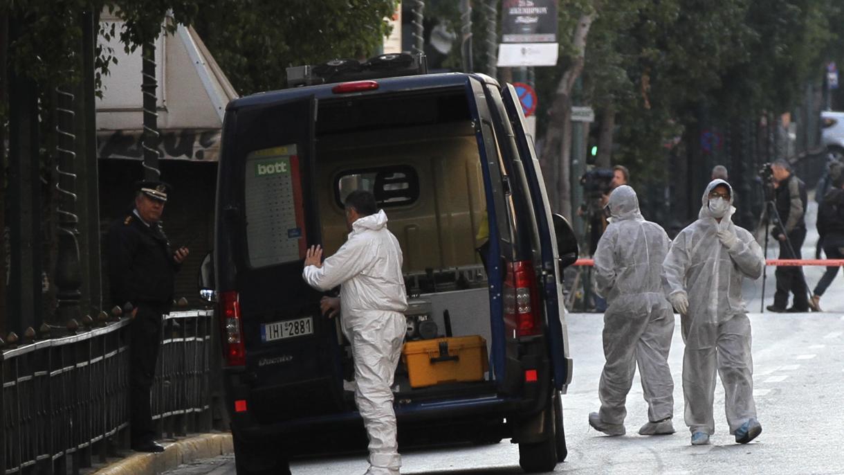 بمبگذاری  در وزارت کار یونان