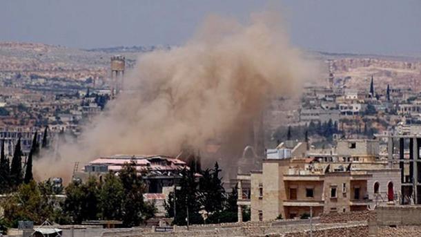 Сирияда әуеден бомбалау