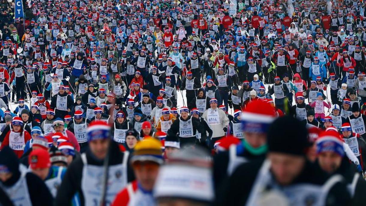 حضور صدها هزار اسکی باز روس در برنامه "پیست اسکی روسیه در سال 2018"