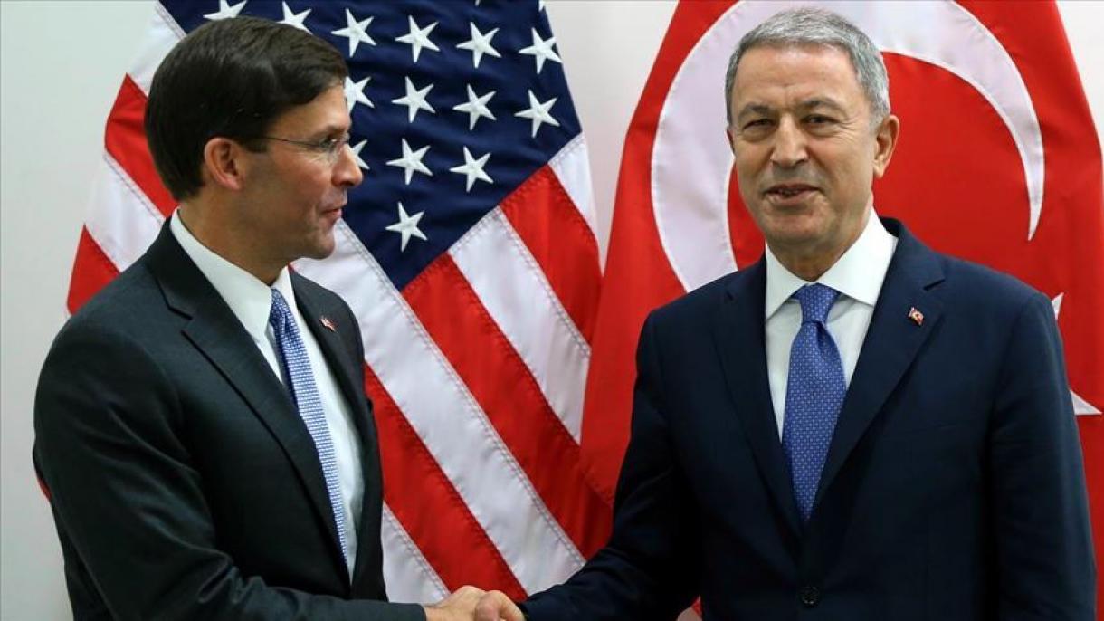 ترک اور امریکی وزراء دفاع کی 120 گھنٹوں کے معاہدے کے حوالے سے بات چیت