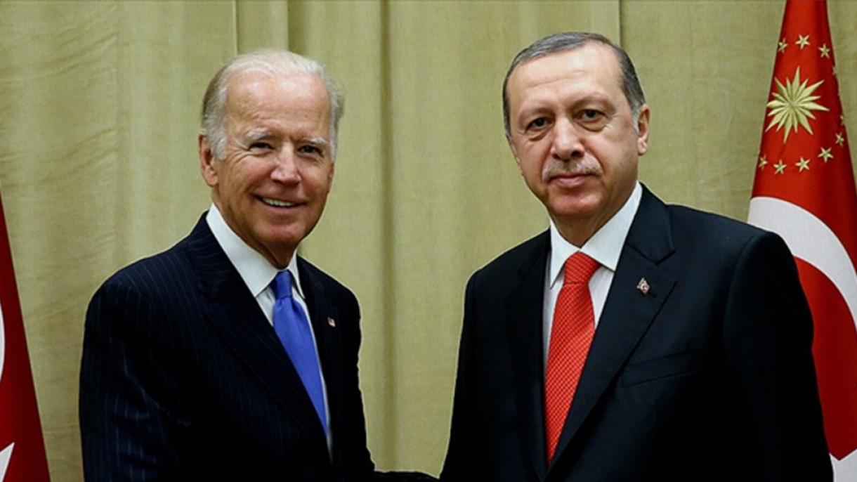 ترک صدر ایردوان کی امریکی صدر سے ٹیلی فون پر بات چیت