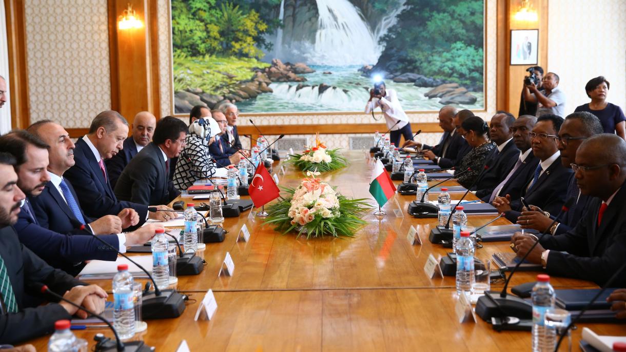 امضای 4 توافقنامه همکاری بین دو کشور ترکیه و ماداگاسکار