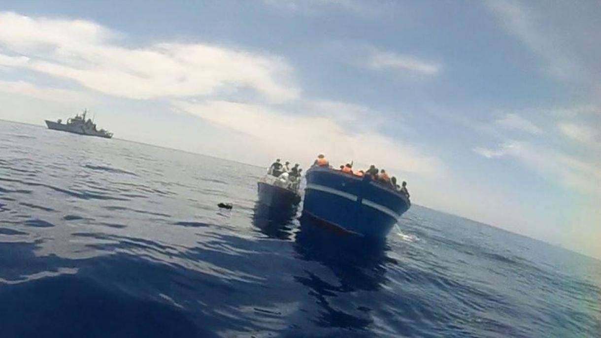 意大利海域偷渡船沉没:47人获救