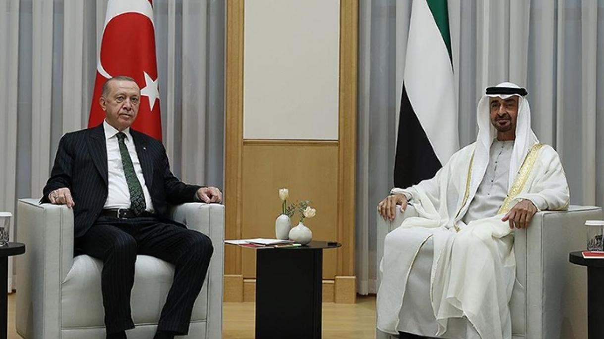 گفت‌و‌گوی تلفنی رئیس جمهور ترکیه و رئیس جمهور امارات متحده عربی
