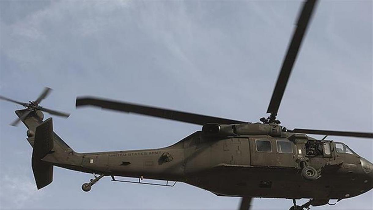 美军直升机在伊拉克西部坠毁