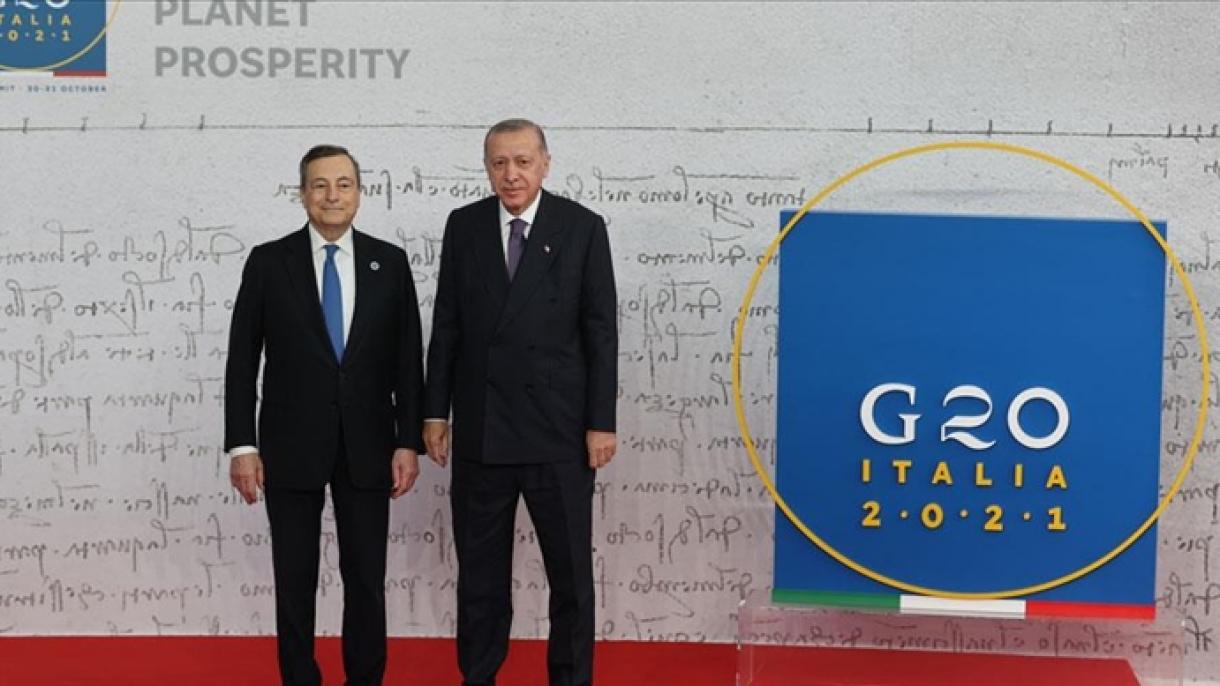 جی۔20 سربراہی اجلاس اطالوی دارالحکومت روم میں شروع