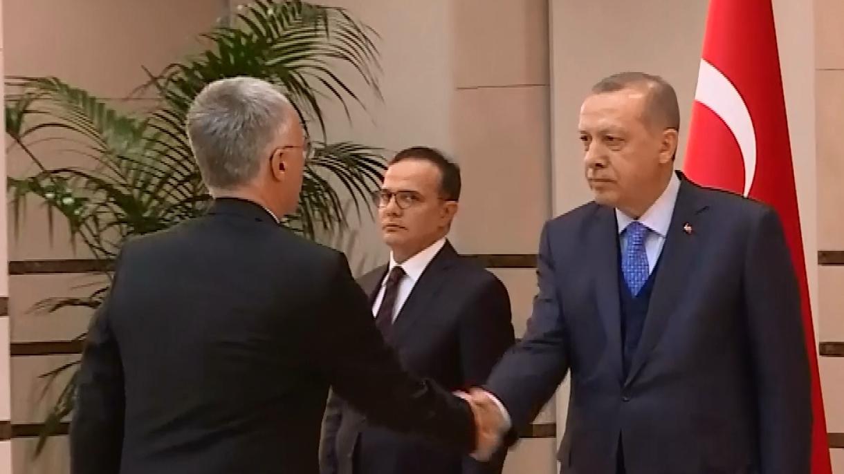 سفیر صربستان استوارنامه خود را تقدیم اردوغان کرد