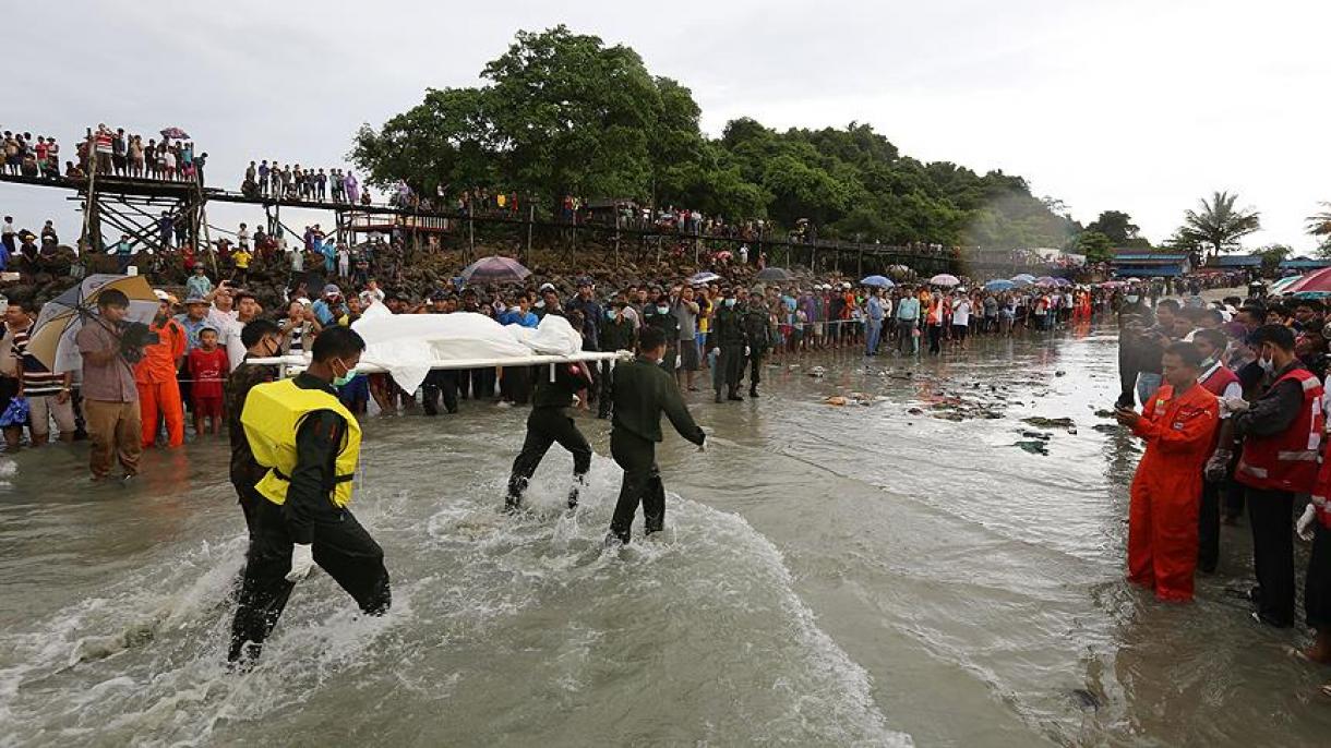 جسد 76 سرنشین هواپیمای میانمار یافته شد