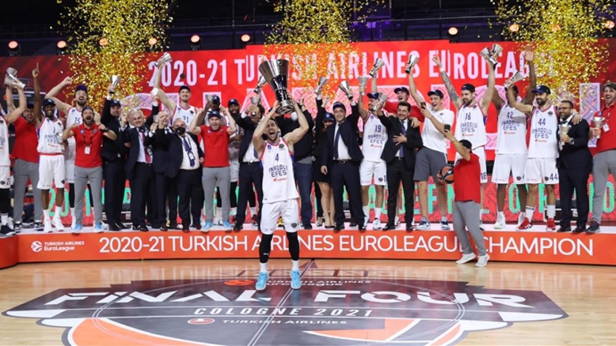 آناتولی افس لیگ بسکتبال اروپا را فتح کرد