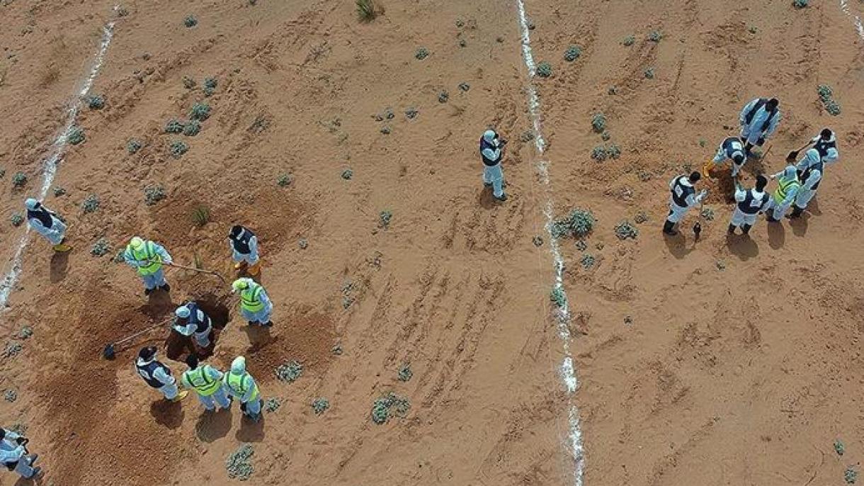Desenterrados un total de 225 cadáveres en 40 días en las fosas comunes en Tarhuna
