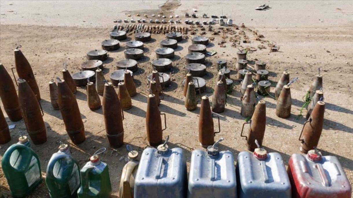 Syrie : 331 mines et 891 bombes artisanales désamorcées dans la zone de l’opération Source de Paix