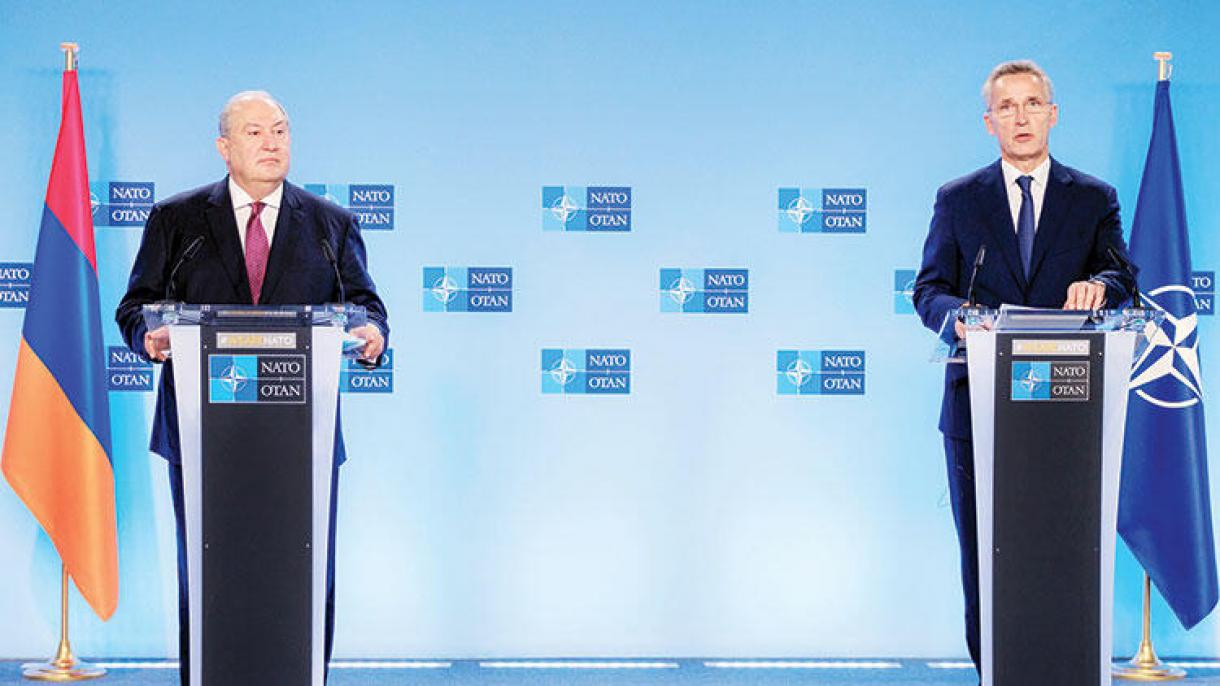 nato: qarabagh mesiliside terep emesmiz