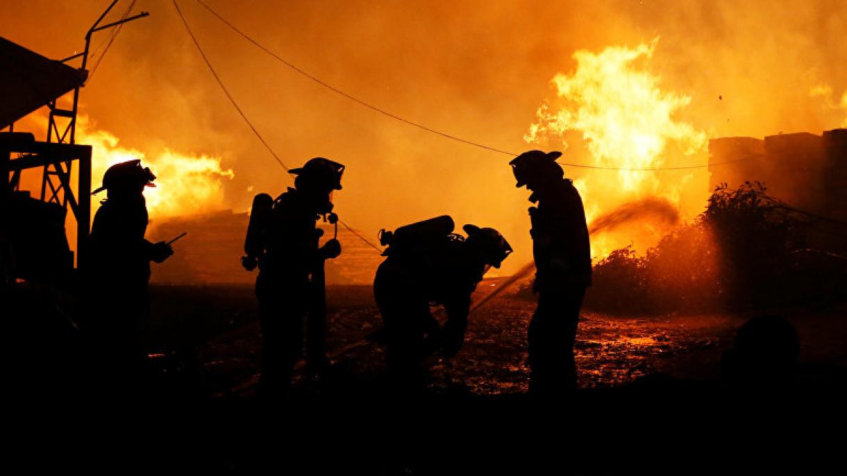 智利森林大火烧毁120座房屋