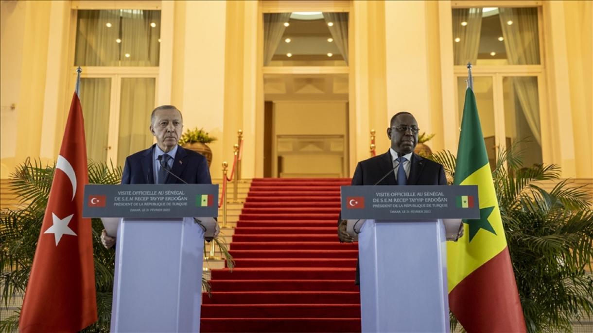 Turkiya va Senegal o‘rtasida 5 shartnomaga qo‘l qo‘yildi